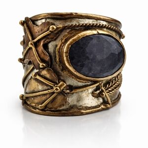 Gold and Black Statement Ring